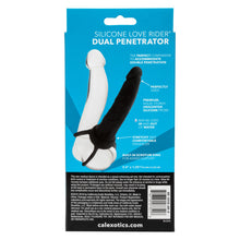 Load image into Gallery viewer, CalExotics Silicone Love Rider Dual Penetrator Dildo Couples Sex Toy
