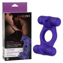 Load image into Gallery viewer, Silicone Rechargeable Triple Orgasm Enhancer

