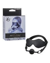 Load image into Gallery viewer, NocturnalÂ® Collection Eye Mask &amp; Breathable Ball Gag
