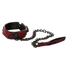 Load image into Gallery viewer, Calexotics Scandal Collar with Leash Red
