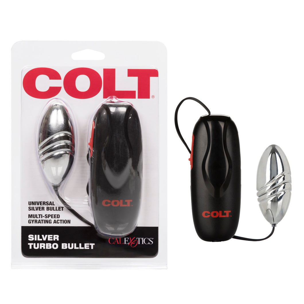 CalExotics Colt Turbo Bullet Vibrator Silver