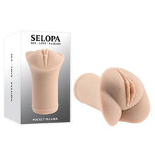 Load image into Gallery viewer, Selopa POCKET PLEASER Light Flesh Vagina Stroker Male Masturbator
