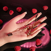 Load image into Gallery viewer, Selopa BEADED NIPPLE CLAMPS - Rose Gold
