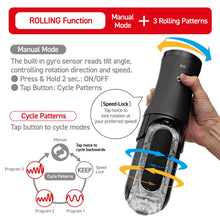 Load image into Gallery viewer, Flip 0 (Zero) Electronic Vibrotation EVR AUTOMATIC Male Masturbator Sex Toy
