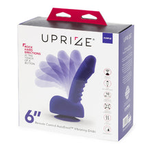 Load image into Gallery viewer, UPRIZEÂ® Remote Control Rising 6 Inch Vibrating Realistic Dildo Purple*...
