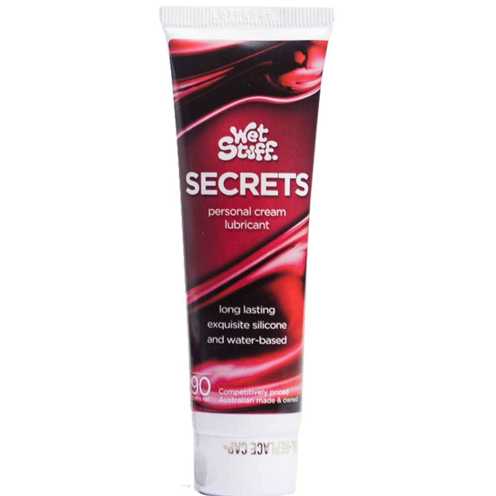 Wet Stuff Secrets 90g Hybrid Personal Lubricant Cream Sex Lube