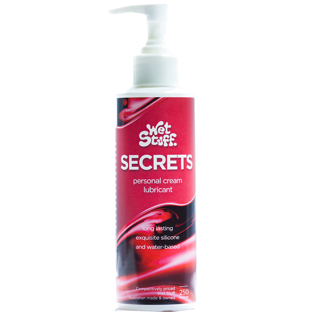 Wet Stuff Secrets 250ml Hybrid Personal Lubricant Sex Lube