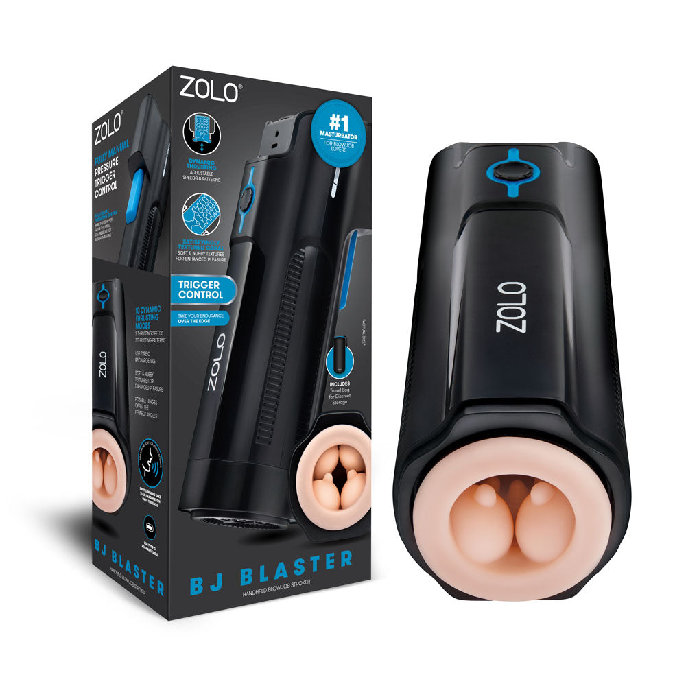 Zolo BJ Blaster Automatic Thrusting Male Masturbator Moaning Vibrating