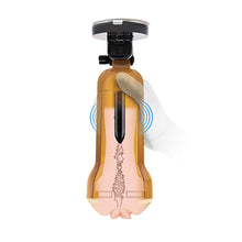 Load image into Gallery viewer, Zolo Vibrating Personal Trainer 3D Textured Hands-Free Pocket Pussy USB

