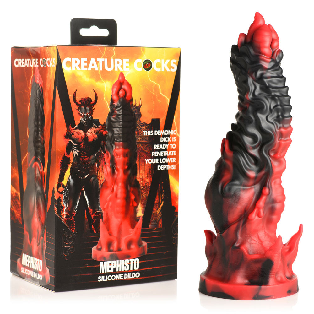 Creature Cocks Mephisto Silicone Veined Dildo Realistic Dong Sex Toy