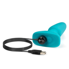 Load image into Gallery viewer, B-Vibe Rimming Plug 2 Teal Vibrating Silicone Anal Remote Control Sex Toy
