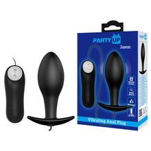 Load image into Gallery viewer, Party Up JASON Vibrating Anal Plug

