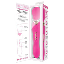 Load image into Gallery viewer, Bodywand RUMBLE WAND 12 Inch - Hot Pink
