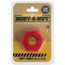 Load image into Gallery viewer, Boneyard Bust a Nut Cock Ring Red
