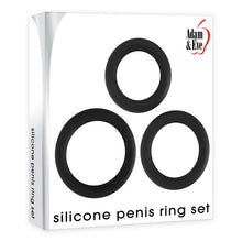 Load image into Gallery viewer, Adam &amp; Eve Silicone Penis Ring Set
