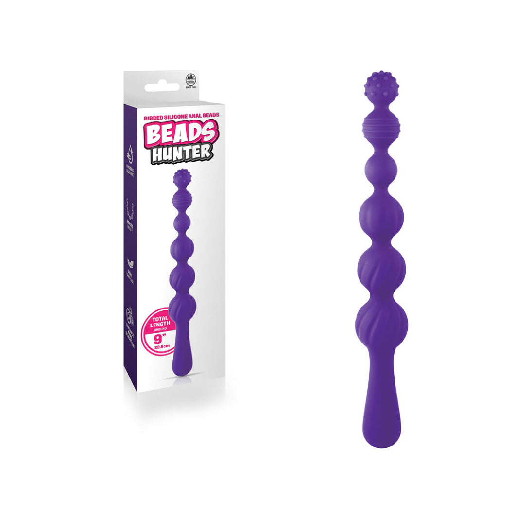 Excellent Power Beads Hunter Purple 22.9cm Anal Beads