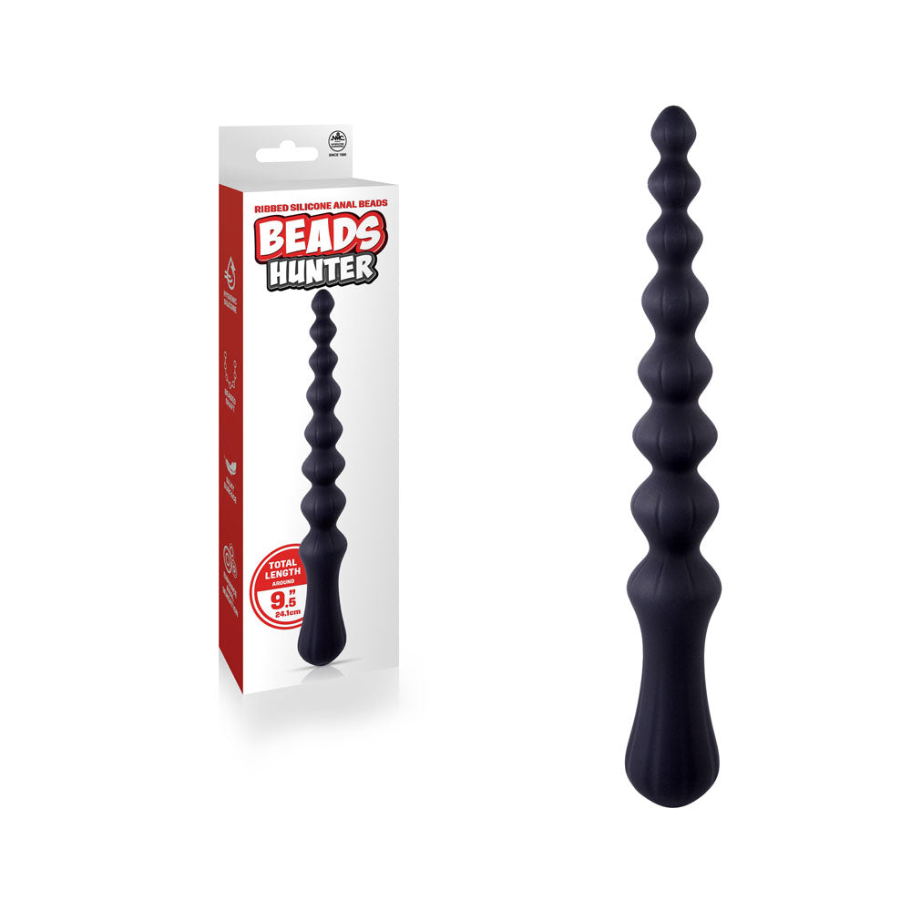 Excellent Power Beads Hunter Black 24.1cm Anal Beads