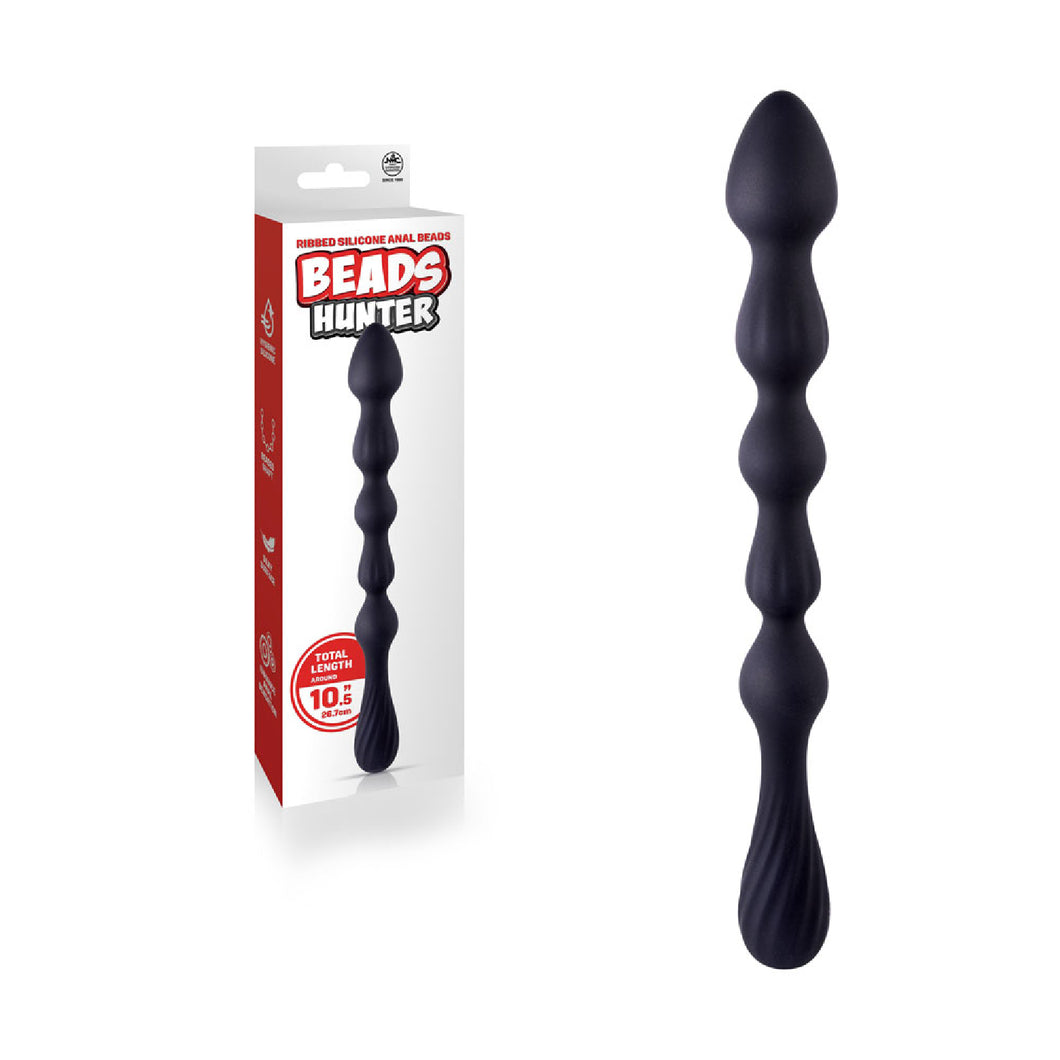 Excellent Power Beads Hunter Black 26.7cm Anal Beads