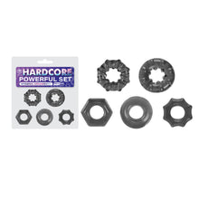 Load image into Gallery viewer, Hardcore Powerful Set Cock Rings - Set of 5
