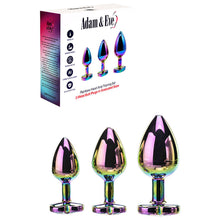 Load image into Gallery viewer, Adam &amp; Eve RAINBOW HEART GEM ANAL TRAINING SET
