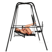 Load image into Gallery viewer, Throne Deluxe Adjustable Sling with Sex Machine
