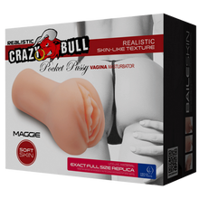 Load image into Gallery viewer, Crazy Bull Porn Star Maggie Realistic Vagina Male Masturbator 3D Stroker
