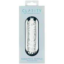 Load image into Gallery viewer, Glass Dildo - Seraphic Ripple
