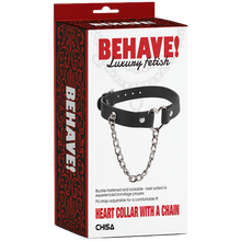 Load image into Gallery viewer, Heart Collar with a Chain
