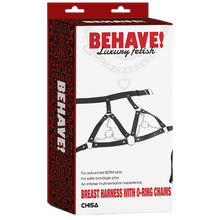 Load image into Gallery viewer, Breast Harness with O-ring chains

