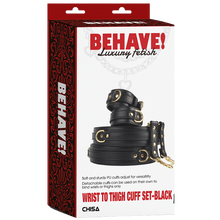 Load image into Gallery viewer, Wrist to Thigh Cuff Set
