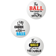 Load image into Gallery viewer, Balls Deep - Novelty Golf Balls
