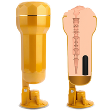 Load image into Gallery viewer, Darcey Realistic Vagina Vibrating Cup
