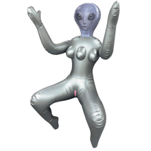 Load image into Gallery viewer, Inflatable 3-Breasted Alien Love Doll -
