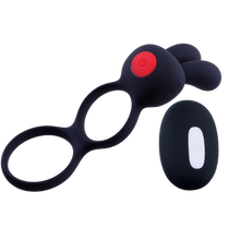 Load image into Gallery viewer, Cock &amp; Scrotal Ornament with Clit Stimulator
