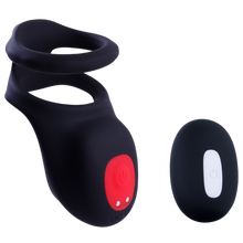 Load image into Gallery viewer, Cock &amp; Scrotal Ornament with Clit Stimulator
