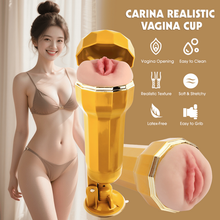 Load image into Gallery viewer, Carina Realistic Vagina Vibrating Cup
