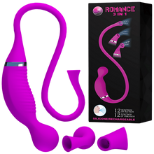 Load image into Gallery viewer, Rechargeable Romance 3in1 Vibrator
