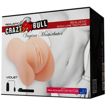 Load image into Gallery viewer, Vagina Masturbator Vibrating - Violet
