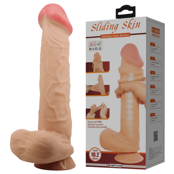 Pretty Love Sliding Skin Dildo 10.2