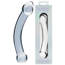 Load image into Gallery viewer, Glass Dildo - Celestial Purity
