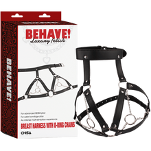 Load image into Gallery viewer, Breast Harness with O-ring chains
