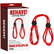 Load image into Gallery viewer, Bondage Cotton Cuffs
