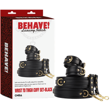 Load image into Gallery viewer, Wrist to Thigh Cuff Set
