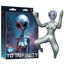 Load image into Gallery viewer, Inflatable 3-Breasted Alien Love Doll -
