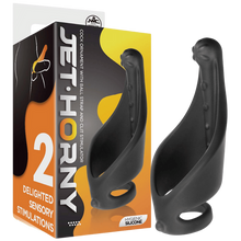 Load image into Gallery viewer, Cock Ring with Ball Strap and Clit Stimulator
