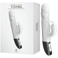 Load image into Gallery viewer, Rotating Rabbit Rechargeable Silicone Vibrator
