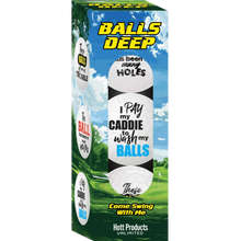 Load image into Gallery viewer, Balls Deep - Novelty Golf Balls
