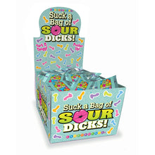 Load image into Gallery viewer, Suck A Bag Of Sour Dicks Counter Display
