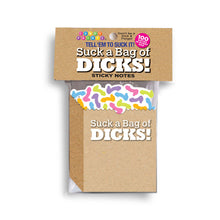 Load image into Gallery viewer, Suck A Bag Of Dicks! Sticky Notes
