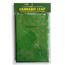 Load image into Gallery viewer, Cannabis Leaf Tissue Paper Sheets
